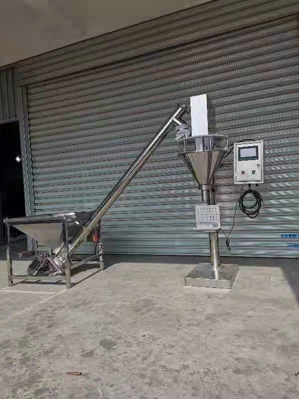 媲美大型全自動給袋式包裝機(jī)的粉劑粉末包裝封口機(jī)組合