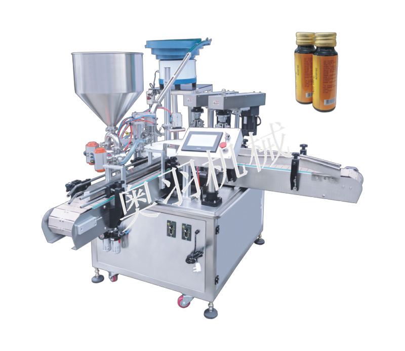  AY-160S小瓶螺紋鋁蓋自動(dòng)灌裝鎖蓋一體機(jī)_http://readbangkokpost.com_自動(dòng)旋蓋設(shè)備系列_第1張